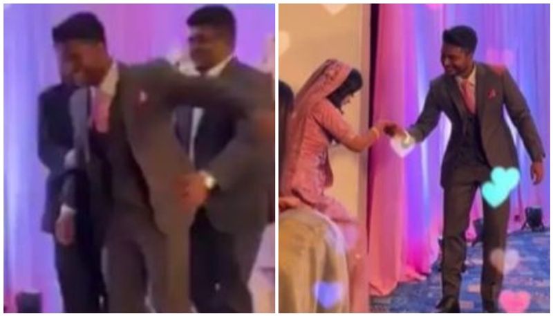 Happy Grooms Excited Reaction on Seeing His Bride Will Leave You Amused