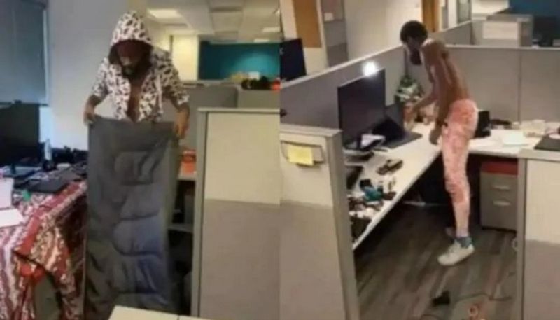 Man Fails To Pay Rent, Moves Into His Office Cubicle. Here's What Happened Next