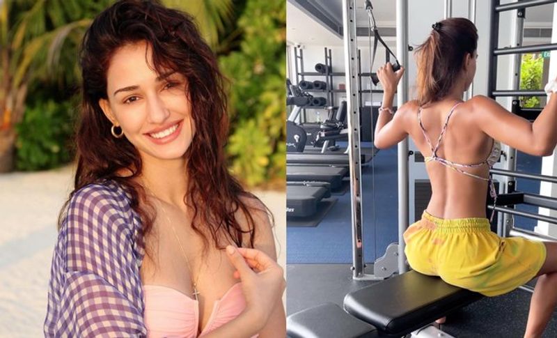 heroin disha patani hot work out video getting viral