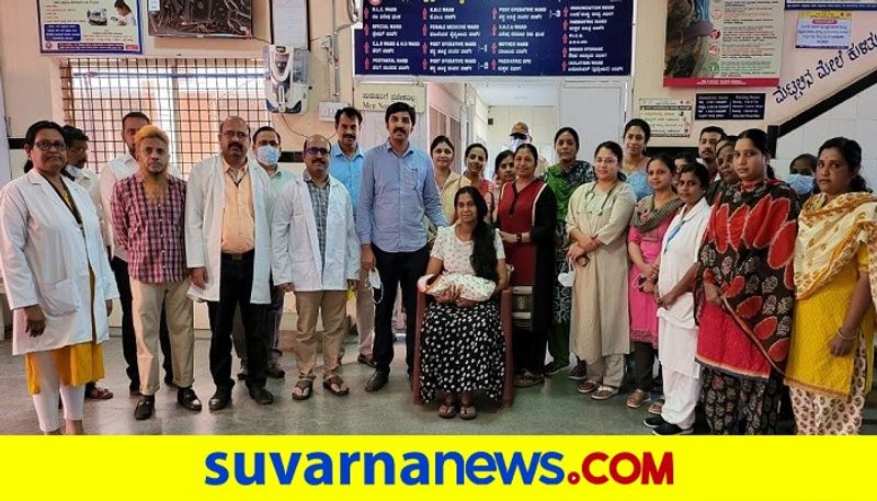 Bellary zp CEO ias kr Nandini gives birth to baby girl in government hospital rbj