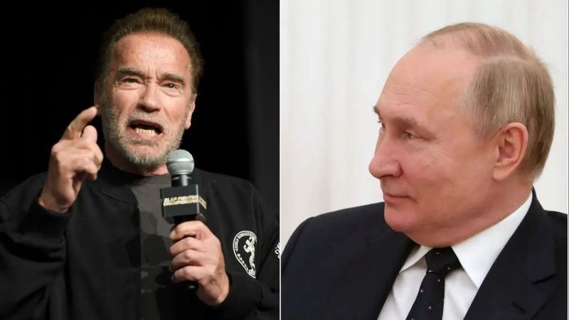 Veteran Hollywood actor Arnold Schwarzenegger has called on Russian President Vladimir Putin and his military to end the war in Ukraine