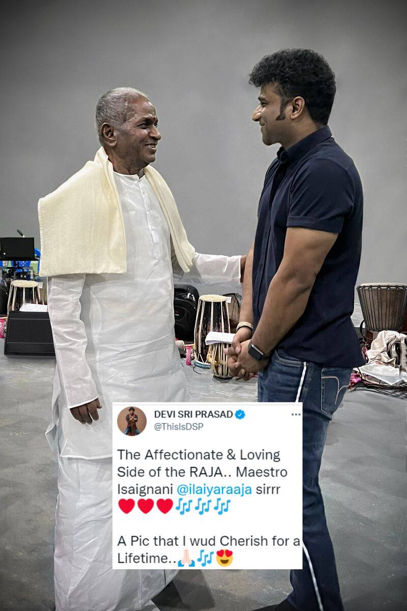 Devi Sri Prasad emotional tweet about Ilaiyaraajas another side