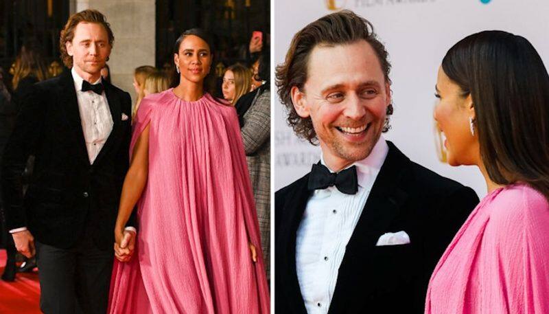 Hollywood Tom Hiddleston Zawe Ashton expecting their first child mom to be debuts baby bump at premiere drb