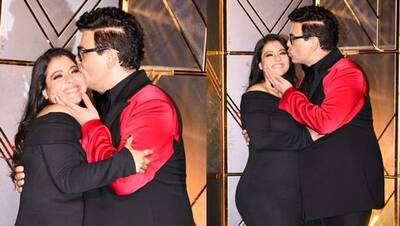 पहले Kajol को करन जौहर ने कसकर पकड़ा और फिर कर डाले Kiss पर Kiss, इस शख्स की बर्थडे पार्टी में हुए स्पॉट