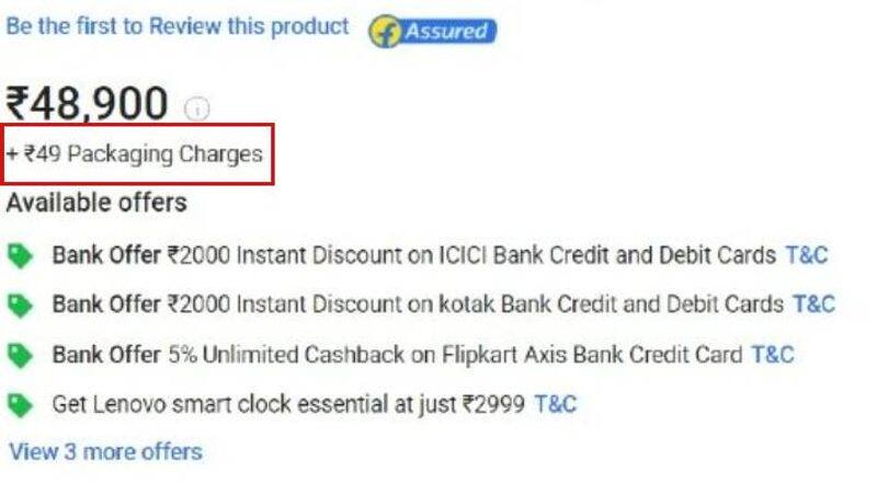 Flipkart Wants You To Pay Extra Rs. 49 For Smartphones As Packaging Charge