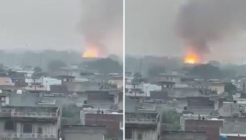 Massive explosions heard in Pakistan s Sialkot Cantt area report gcw