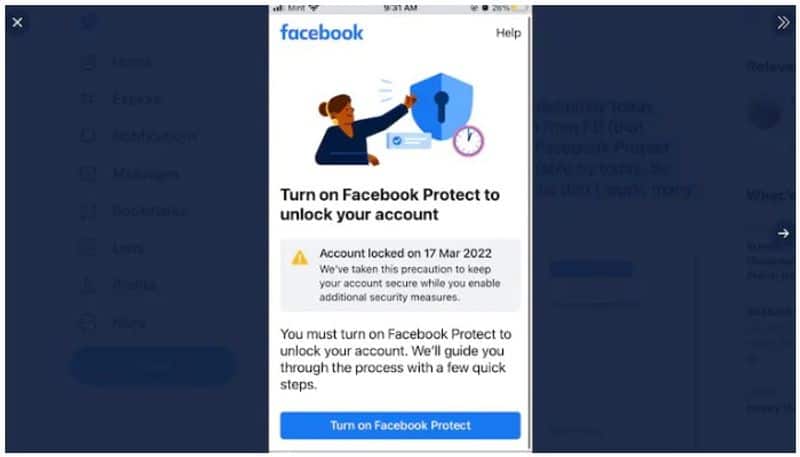 FB account may be lost if Facebook Protect is not activated