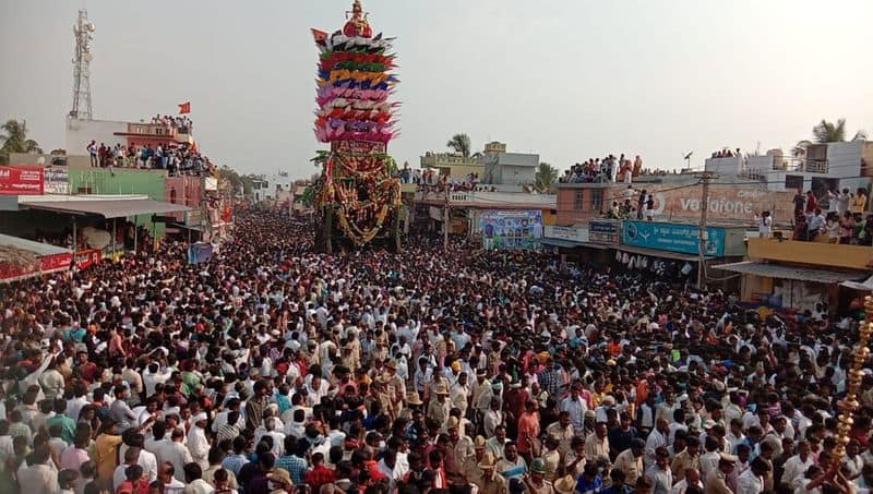 Hatti Tipperudraswamy Rathotsava in Chitradurga District gvd