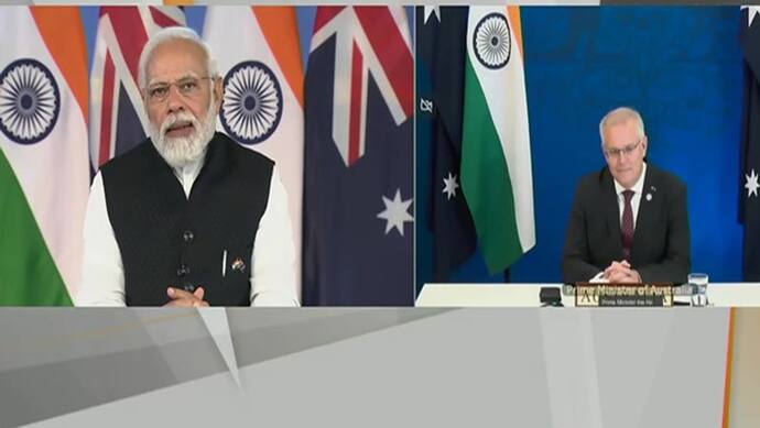 India-Australia Summit : ऑस्ट्रेलिया के पीएम बाेले - यूक्रेन पर रूस के हमले ने हमें चर्चा का मौका दिया