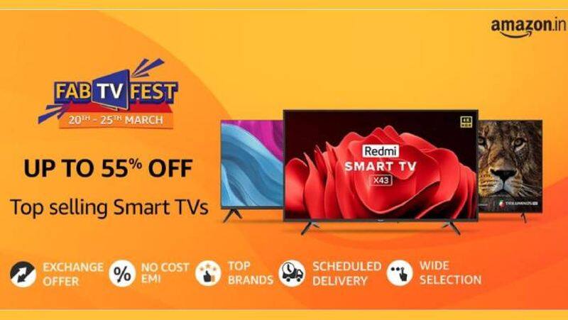 Amazon Fab TV Fest Up to 55 percent on Top selling Smart TVs