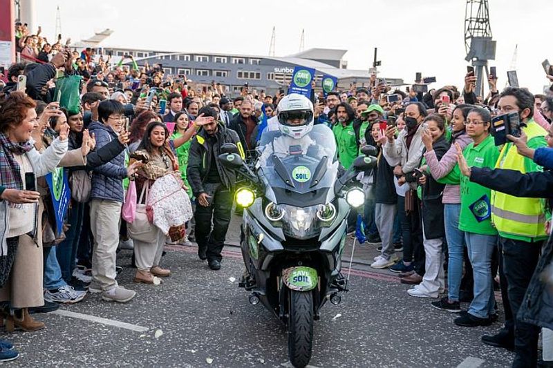 Sadhguru sets out on 100-day bike journey to 'Save Soil'