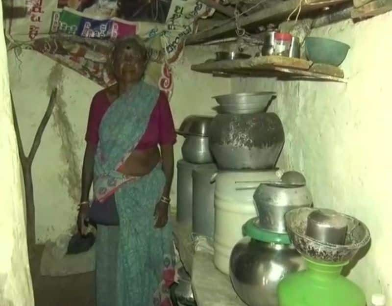 Kolar 70 Years old woman struggling For house rbj