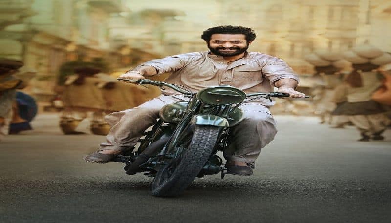 Jr NTR Bike in RRR