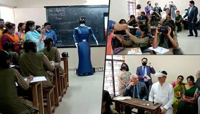 Karnataka tests robot as teacher in government school classroom gcw