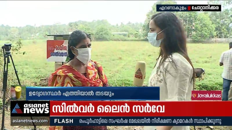 People in Chottanikkara set up a tent and went on strike