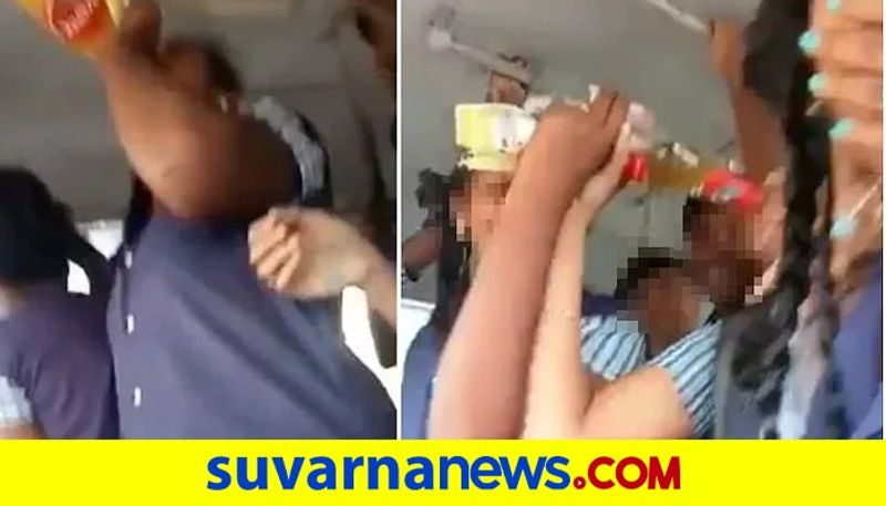 Tamil Nadu Students drink beer in school bus police officials confirm incident akb