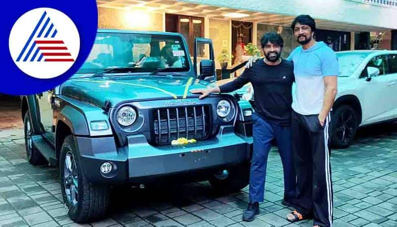 Kichcha Sudeep gifts Vikranth Rona choreographer Jani Master an expensive SUV hls 