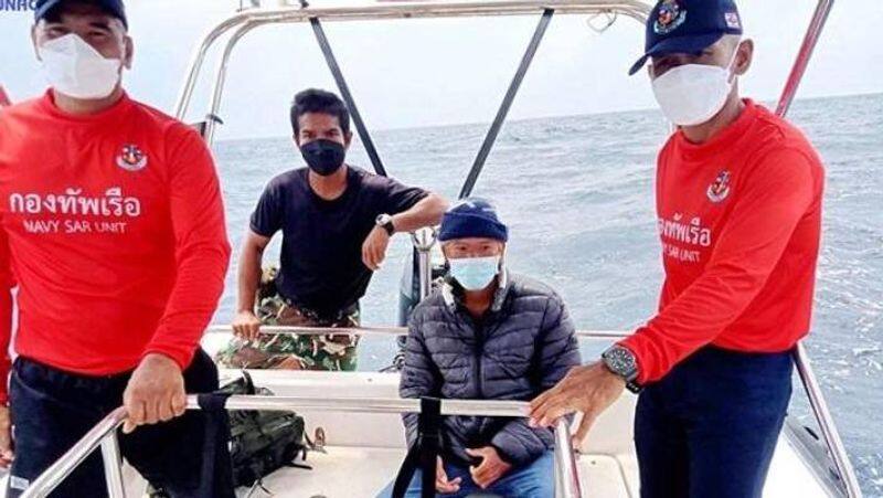 Vietnamese Man Tries To Row An Inflated Boat From Thailand To India To See Wife, Gets Rescued After 18 Days