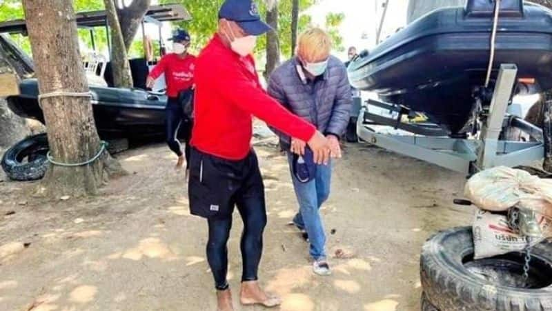 Vietnamese Man Tries To Row An Inflated Boat From Thailand To India To See Wife, Gets Rescued After 18 Days