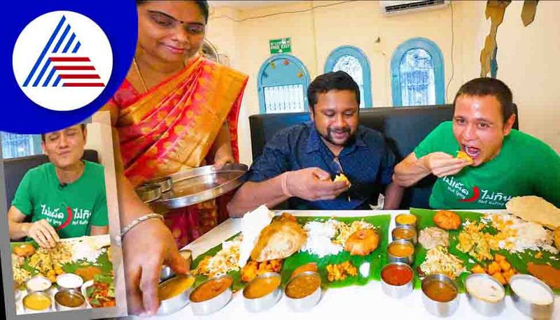 Thailand Food Blogger Eats South Indian Thali With 18 Food Items Vin