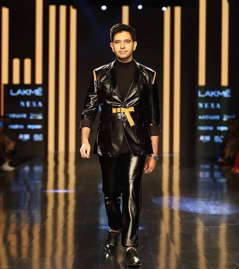 Rajya Sabha MP Raghav Chadha turns showstopper at Lakme Fashion Week