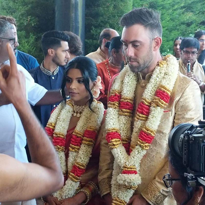 Glenn Maxwell ties knot with Vini Raman in Indian wedding in Chennai; video goes viral-ayh