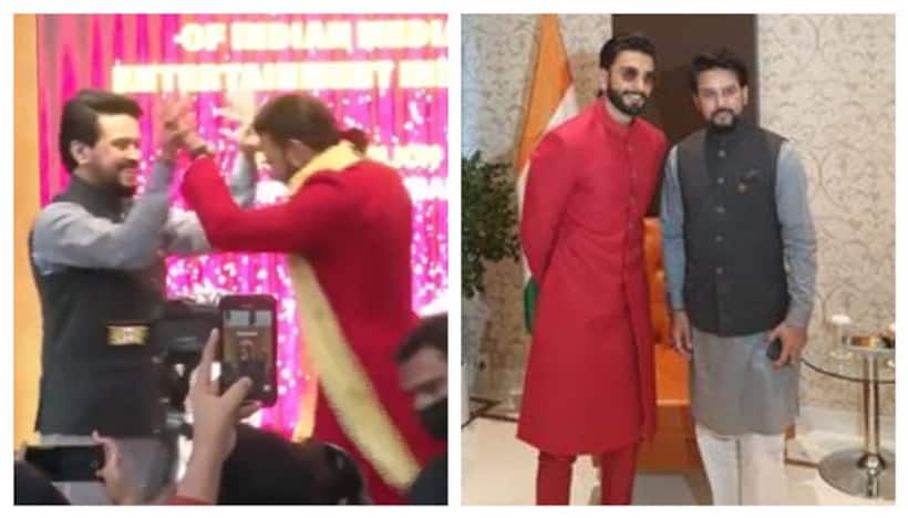 Dubai Expo 2020: Ranveer Singh teaches ‘Malhari’ steps to Union Minister Anurag Thakur; video goes viral