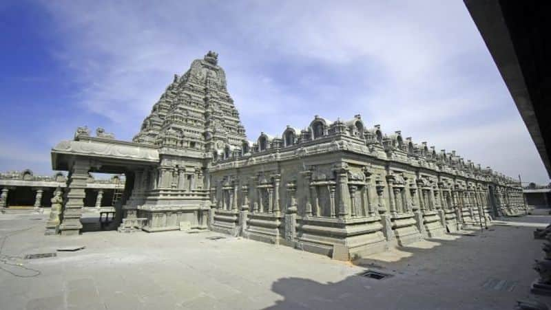 Police  Detained  two for filming Yadadri Temple with help of drone lns