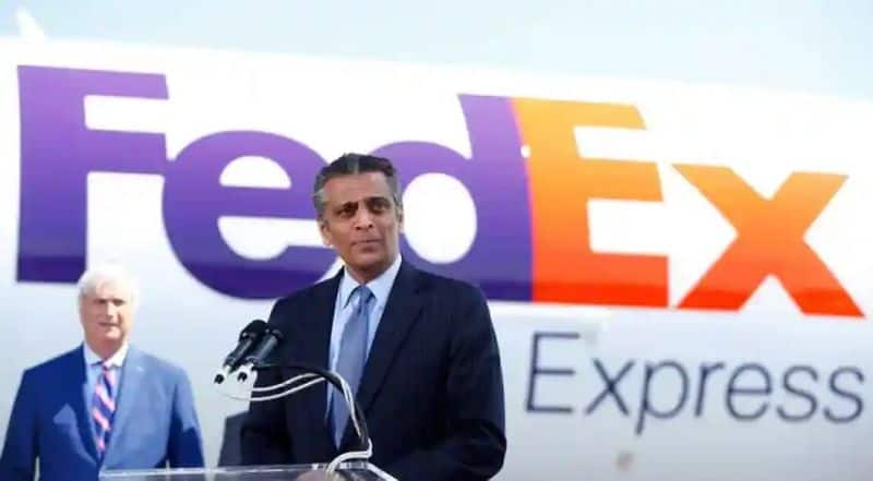 new ceo of fedex in an india american