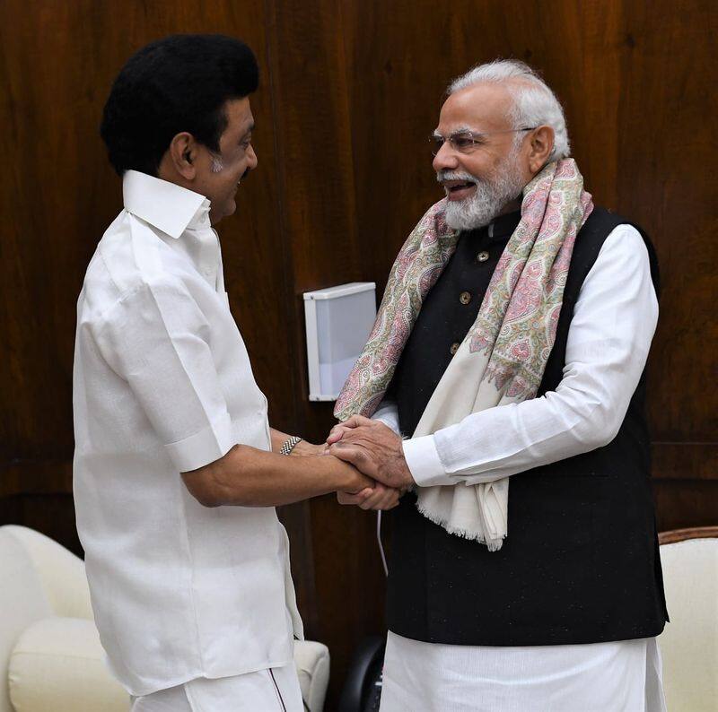 PM Modi CM MK Stalin attends Gandhi Village University function on November 11