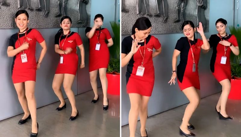 Watch SpiceJet air hostess's does perfect hook step to Thalapathy Vijay, Pooja Hegde's song-tgy