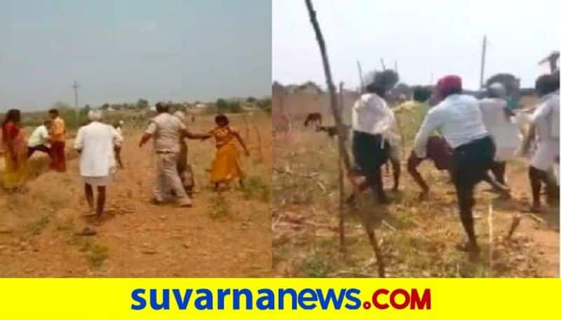 Brothers Fighting In Chitradurga District Over Land dispute rbj