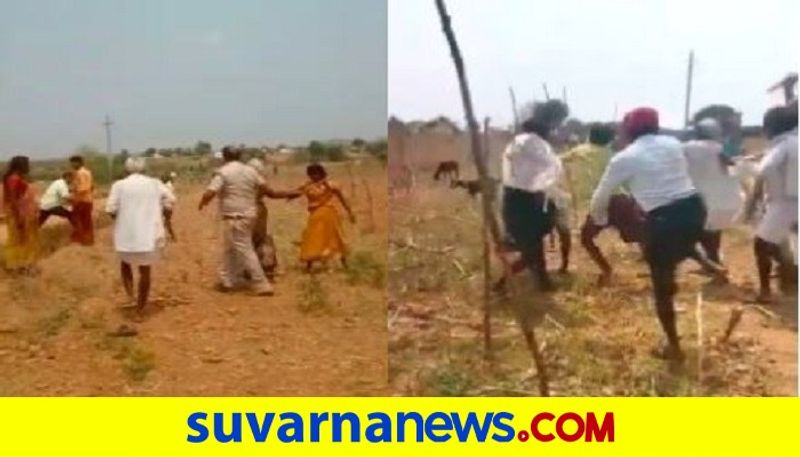 Brothers Fighting In Chitradurga District Over Land dispute rbj