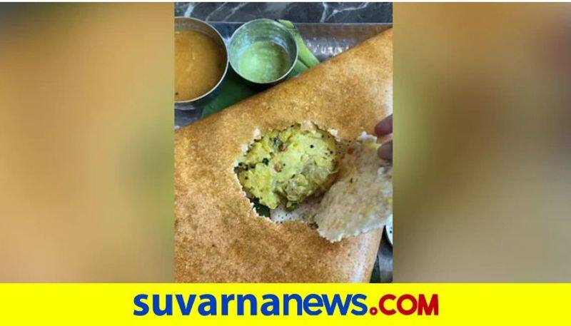 Food Blogger Shows The Right Way To Eat Dosa video Viral akb