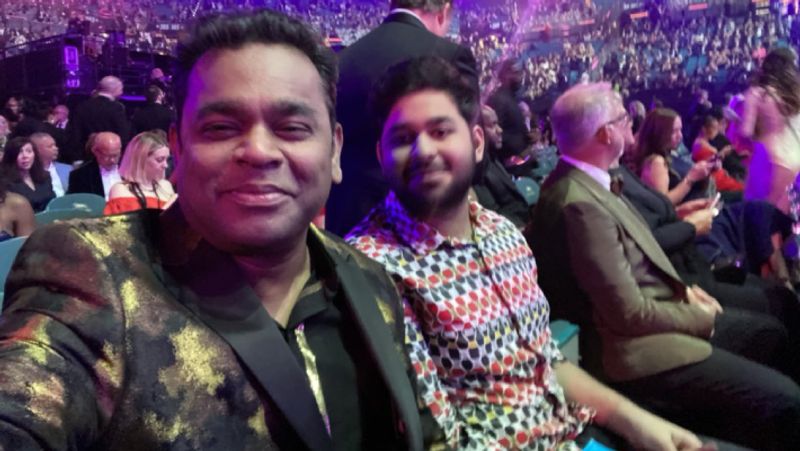 AR Rahman attends Grammy Awards Function with his son AR Ameen