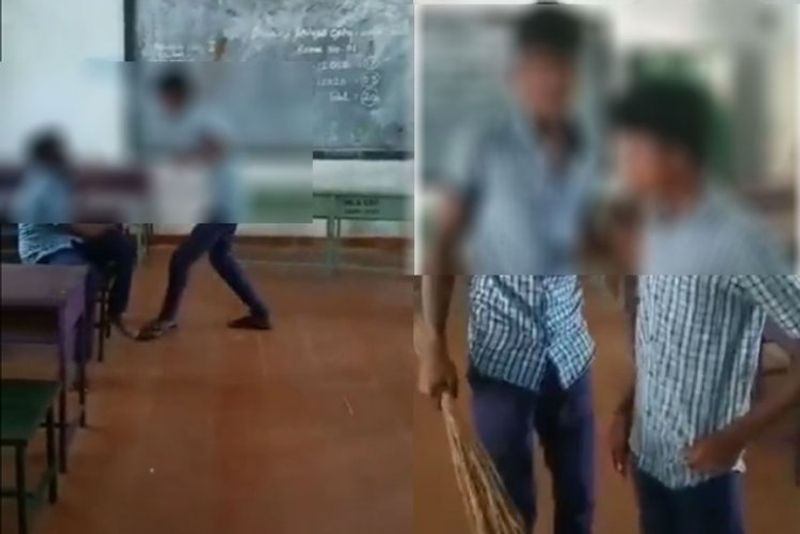 dindivanam government school students violence in classroom