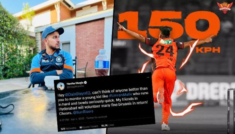 IPL 2022: Impressed by SRH's Umran Malik, Harsha Bhogle makes special request to Dale Steyn