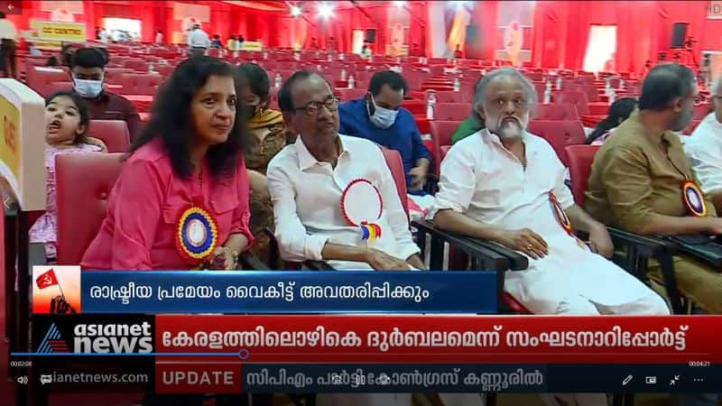 Cultural leaders of Kerala at the Party Congress