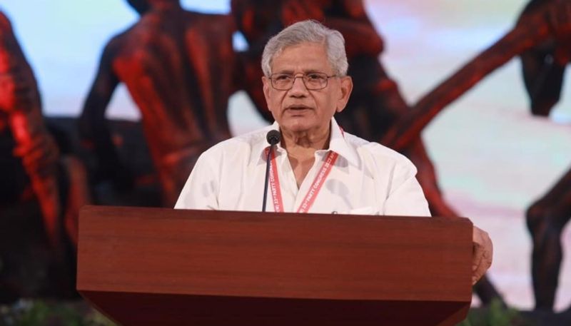 Lok Sabha elections are crucial for Indian democracy. - CPI(M) general secretary Sitaram Yechury..ISR