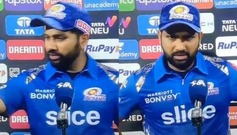 Rohit Sharma makes big statement after Mumbai Indians thrash Rajasthan Royals to register their first win in IPL 2022 kvn