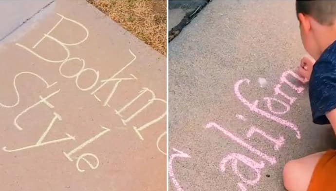 Watch: 5-year-old kid with autism writes different font styles; netizens amazed