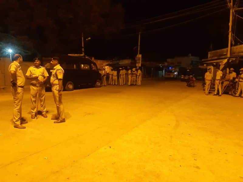 Stone Pelting During Sri Rama Shobhayatre at Mulabagilu in Kolar grg