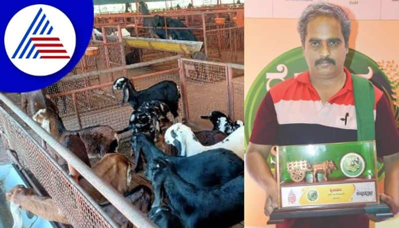 Raita Ratna Award 2022 Animal husbandry category winner U K Shrinivas from Mysuru vcs