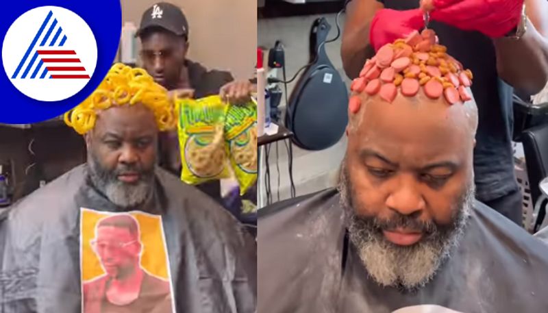 Man Tries Hairstyles With Different Food Items, Video Goes Viral Vin