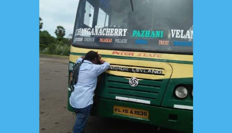 KSRTC Driver farwell to bus gone viral on social media