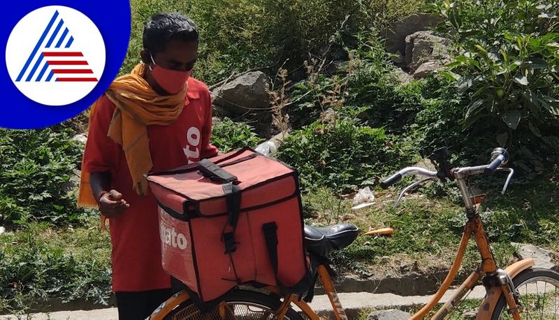 He Was Delivering Food On A Cycle In Heat Twitter Assembled To Buy Him A Bike pod