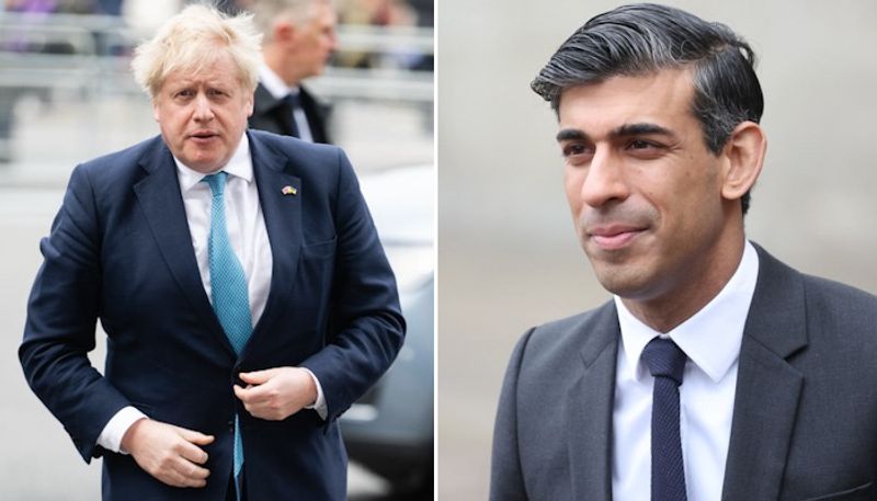 Fined by police Boris Johnson and Rishi Sunak apologise for partygate pod