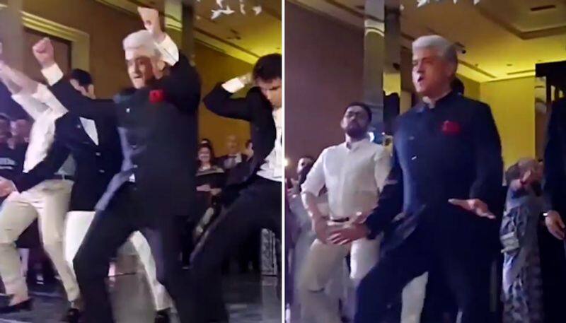 Watch Bride's father rocks the dance floor on Pushpa's Oo Antava song; netizens go crazy-tgy