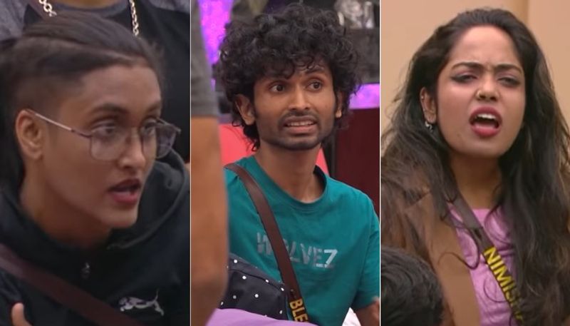 nimisha and jasmin against blesslee in bigg boss malayalam