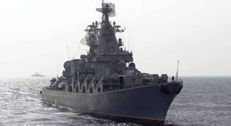 Russian Warship Moskva Damaged In Ukraine War